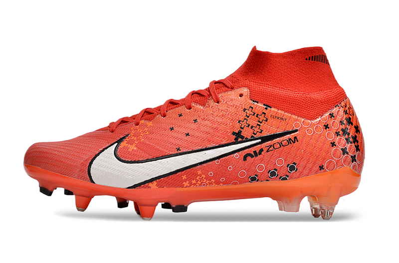 CHUTEIRA NIKE AIR ZOOM MERCURIAL SUPERFLY 9 ELITE TRAVA MISTA FIXA "DREAM SPEED 7" - VERMELHA
