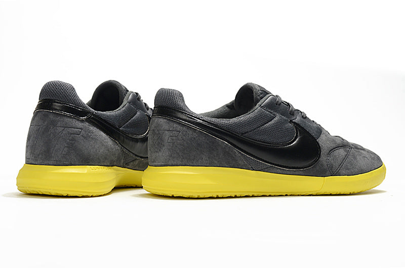 CHUTEIRA NIKE PREMIER II SALA FUTSAL - CINZA E AMARELA