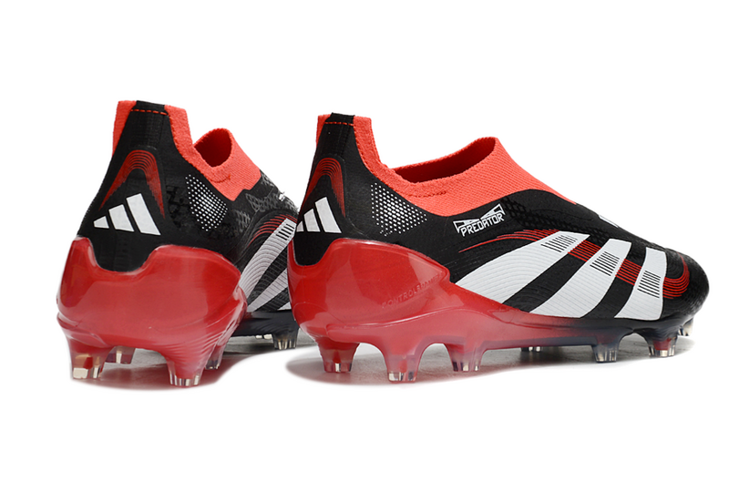 ADIDAS PREDATOR 25 LACELESS ELITE CAMPO "MOMENTS" - PRETA E VERMELHA