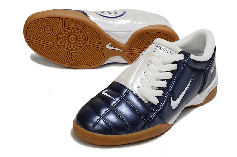 CHUTEIRA NIKE TOTAL 90 III FUTSAL - AZUL E BRANCA