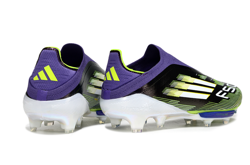 CHUTEIRA ADIDAS F50 LACELESS LIGHTSTRIKE PRO ELITE CAMPO - ROXA E VERDE