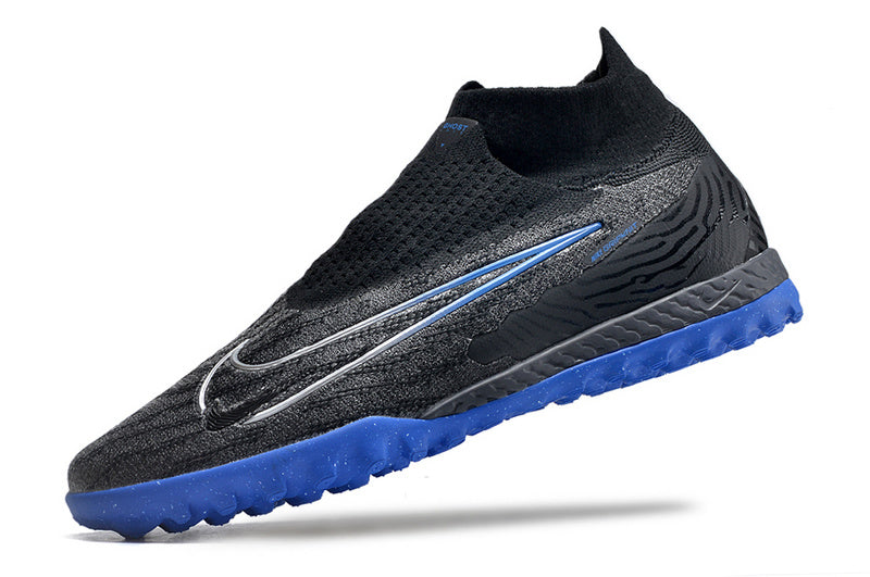 CHUTEIRA NIKE PHANTOM GX DYNAMIC FIT ELITE SOCIETY - PRETA E AZUL