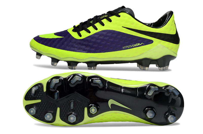 CHUTEIRA NIKE HYPERVENOM SE ELITE CAMPO - AZUL ESCURO E VERDE