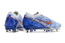 CHUTEIRA NIKE AIR ZOOM MERCURIAL VAPOR 15 ELITE TRAVA MISTA FIXA "CR7" - BRACA E AZUL