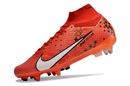 CHUTEIRA NIKE AIR ZOOM MERCURIAL SUPERFLY 9 ELITE TRAVA MISTA FIXA "DREAM SPEED 7" - VERMELHA