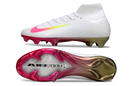 CHUTEIRA NIKE AIR ZOOM MERCURIAL SUPERFLY 10 ELITE CAMPO - BRANCA E ROSA