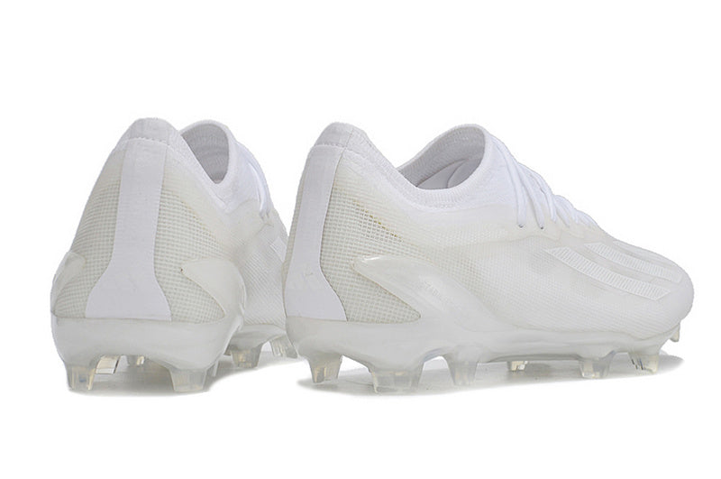 CHUTEIRA ADIDAS X CRAZYFAST.1 CAMPO "PEARLIZED" - BRANCA