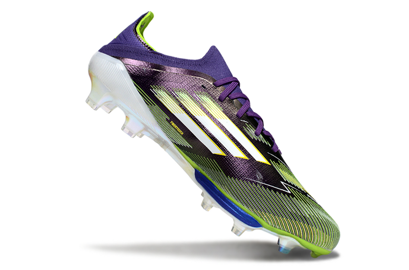 CHUTEIRA ADIDAS F50.1 LIGHTSTRIKE PRO ELITE CAMPO - ROXA E VERDE
