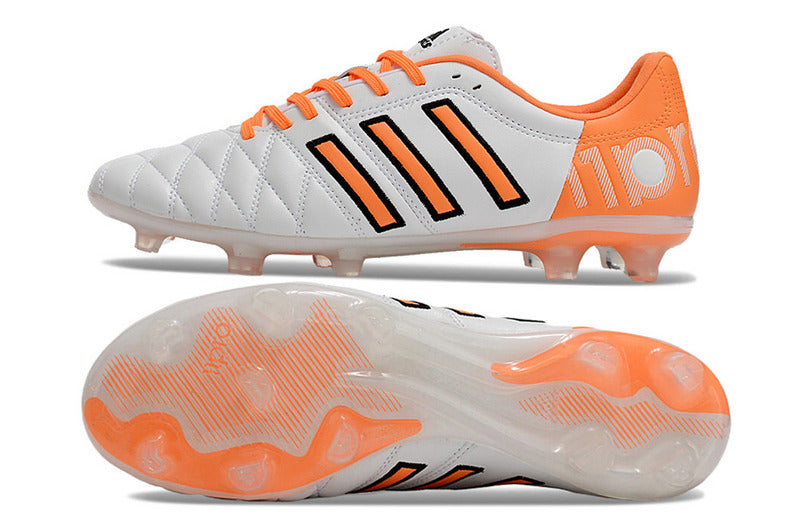 ADIDAS ADIPURE 11 PRO CAMPO - BRANCA E LARANJA