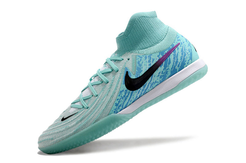 CHUTEIRA NIKE PHANTOM LUNA II ELITE FUTSAL - VERDE E AZUL