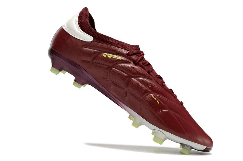 CHUTEIRA ADIDAS COPA PURE II CAMPO "ENERGY CITRUS" VINHO E BRANCA