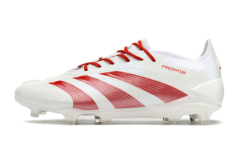 ADIDAS PREDATOR 24 ELITE CAMPO - BRANCA E LARANJA