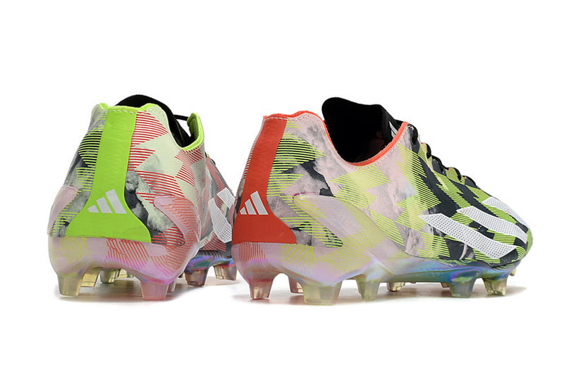 CHUTEIRA ADIDAS X CRAZYFAST+ CAMPO "CRAZYLIGHT" - VERDE E VERMELHA