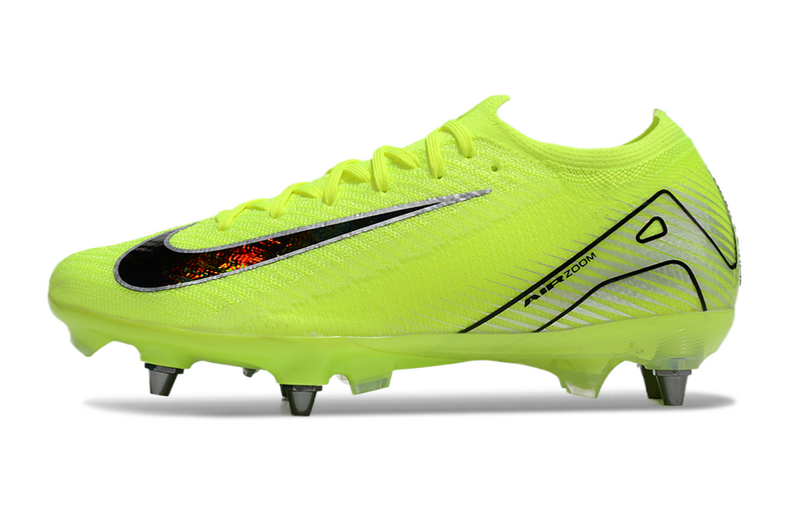 CHUTEIRA NIKE AIR ZOOM MERCURIAL VAPOR 16 ELITE TRAVA MISTA "MAD VOLTAGE" - VERDE
