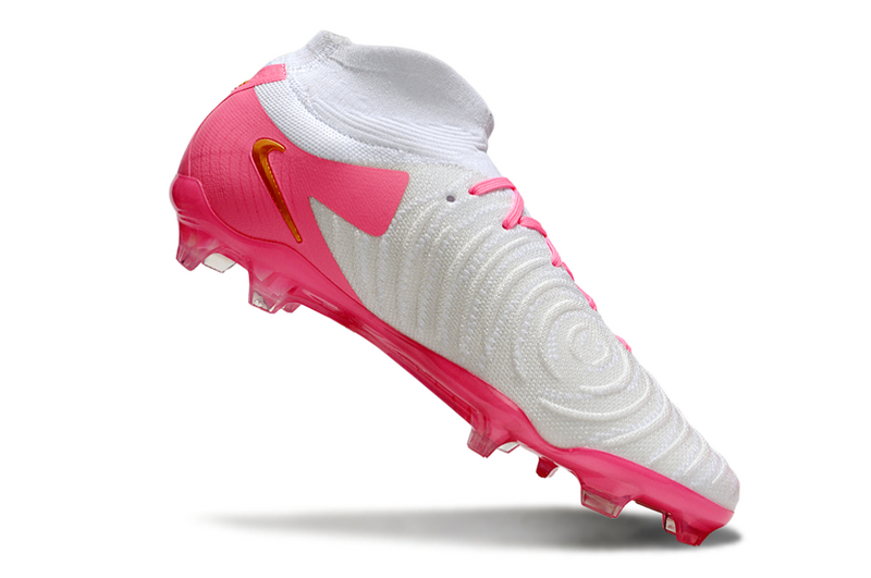 CHUTEIRA NIKE PHANTOM LUNA II ELITE CAMPO - BRANCA E ROSA