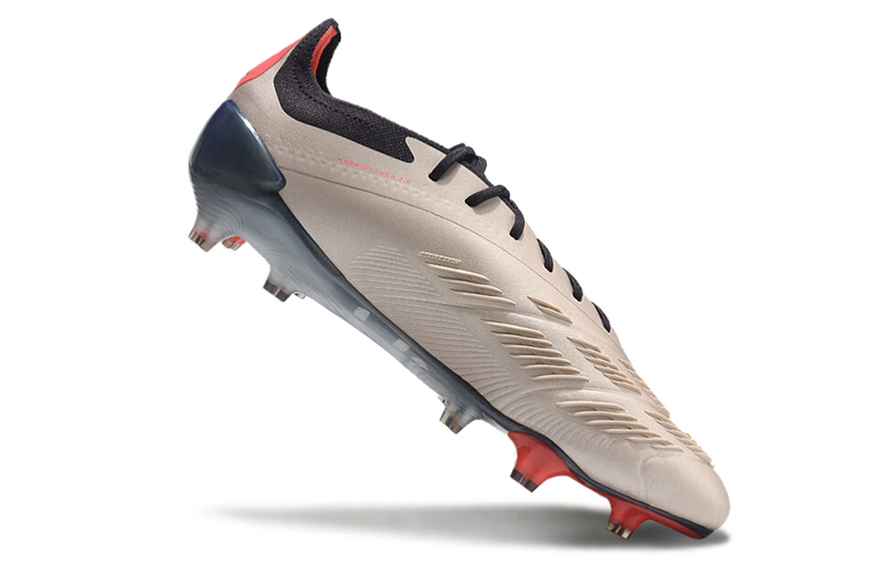 ADIDAS PREDATOR 24 ELITE CAMPO - BRANCA E CINZA