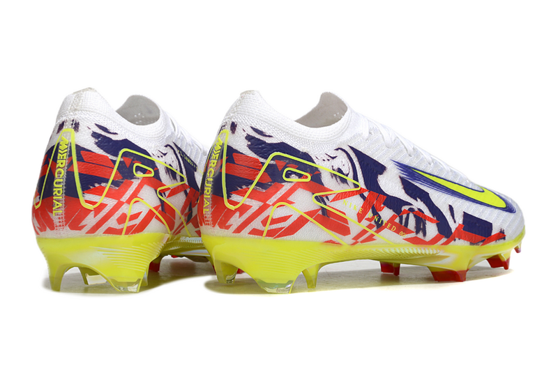 CHUTEIRA NIKE AIR ZOOM MERCURIAL VAPOR 16 ELITE CAMPO - BRANCA E COLORIDA