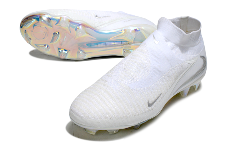CHUTEIRA NIKE PHANTOM 6 HIGH ELITE CAMPO - BRANCA