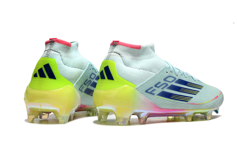 ADIDAS F50.1 MID ELITE CAMPO "OLYMPIC BOOT" - AZUL E COLORIDA