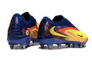 CHUTEIRA NIKE PHANTOM 6 ELITE TRAVA MISTA "HAALAND" - AMARELA E AZUL