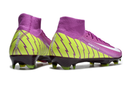CHUTEIRA NIKE AIR ZOOM MERCURIAL SUPERFLY 10 ELITE CAMPO - ROXA E VERDE