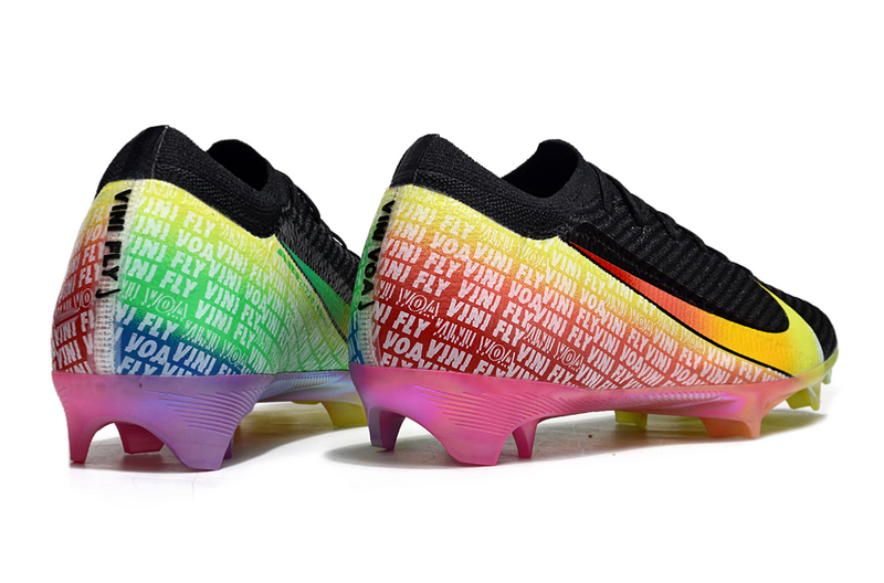 CHUTEIRA NIKE AIR ZOOM MERCURIAL VAPOR 16 ELITE CAMPO "VINI FLY" VINI JR - PRETA