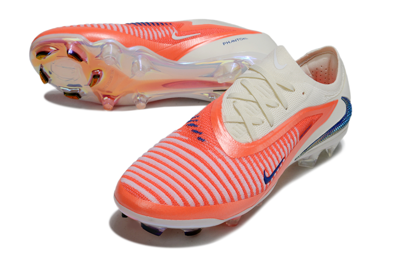 CHUTEIRA NIKE PHANTOM 6 ELITE CAMPO - BRANCA E VERMELHA