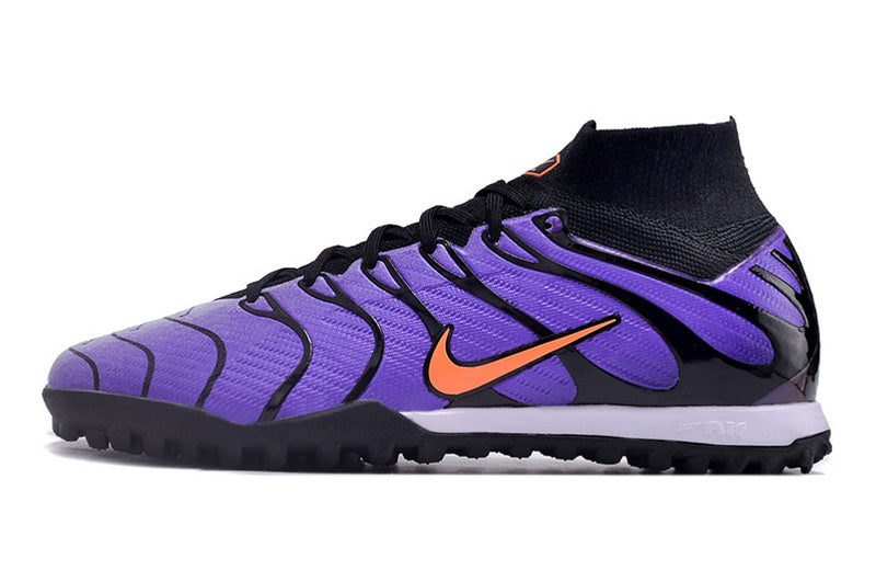 CHUTEIRA NIKE MERCURIAL AIR ZOOM SUPERFLY 9 ELITE SOCIETY "AIR MAX TN" - ROXA