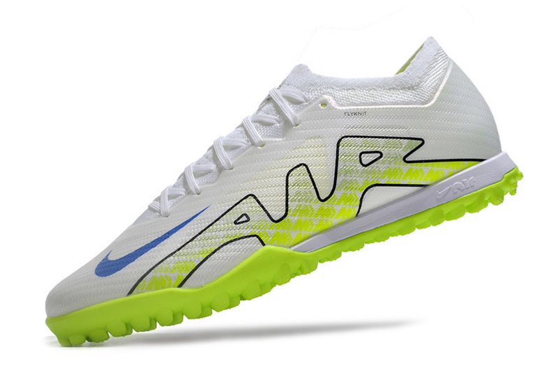 CHUTEIRA NIKE MERCURIAL AIR ZOOM VAPOR 15 ELITE SOCIETY - BRANCA E VERDE