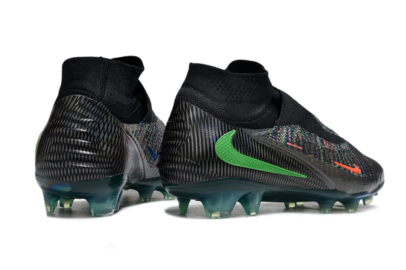CHUTEIRA NIKE PHANTOM 6 HIGH ELITE CAMPO - PRETA E VERDE