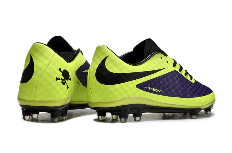 CHUTEIRA NIKE HYPERVENOM ELITE CAMPO - AZUL ESCURO E VERDE