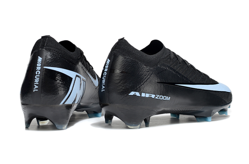 CHUTEIRA NIKE AIR ZOOM MERCURIAL VAPOR 16 ELITE CAMPO - PRETA E AZUL