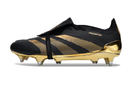 ADIDAS PREDATOR 24 FT ELITE TRAVA MISTA - PRETA E DOURADA