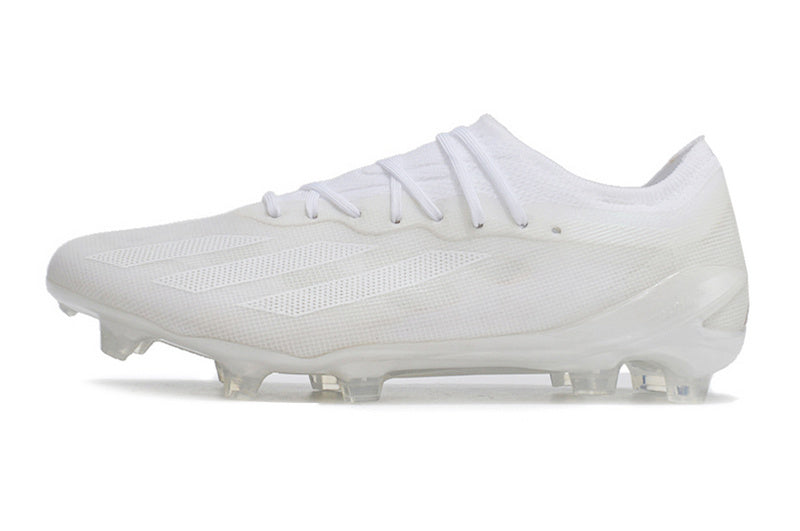 CHUTEIRA ADIDAS X CRAZYFAST.1 CAMPO "PEARLIZED" - BRANCA
