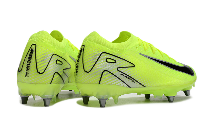 CHUTEIRA NIKE AIR ZOOM MERCURIAL VAPOR 16 ELITE TRAVA MISTA "MAD VOLTAGE" - VERDE