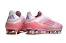 ADIDAS F50 LACELASS ELITE TRAVA MISTA "LAMINE YAMAL 304" - BRANCA E ROSA
