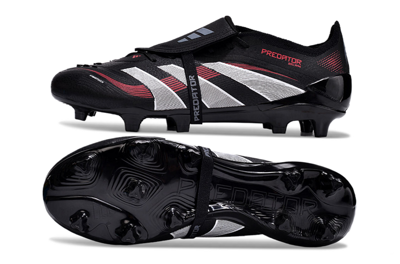 ADIDAS PREDATOR 25 FT ELITE CAMPO - PRETA E BRANCA