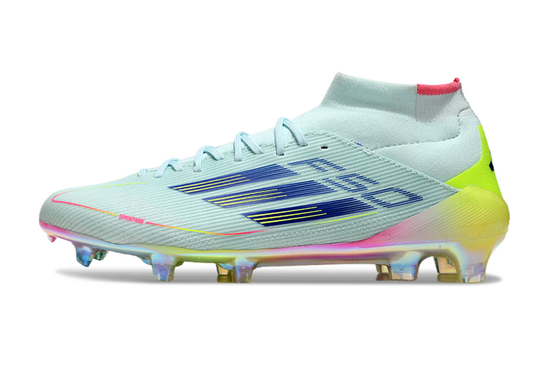 ADIDAS F50.1 MID ELITE CAMPO "OLYMPIC BOOT" - AZUL E COLORIDA