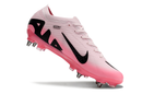 CHUTEIRA NIKE AIR ZOOM MERCURIAL VAPOR 15 ELITE TRAVA MISTA "MAD BRILLIANCE" - ROSA E PRETA