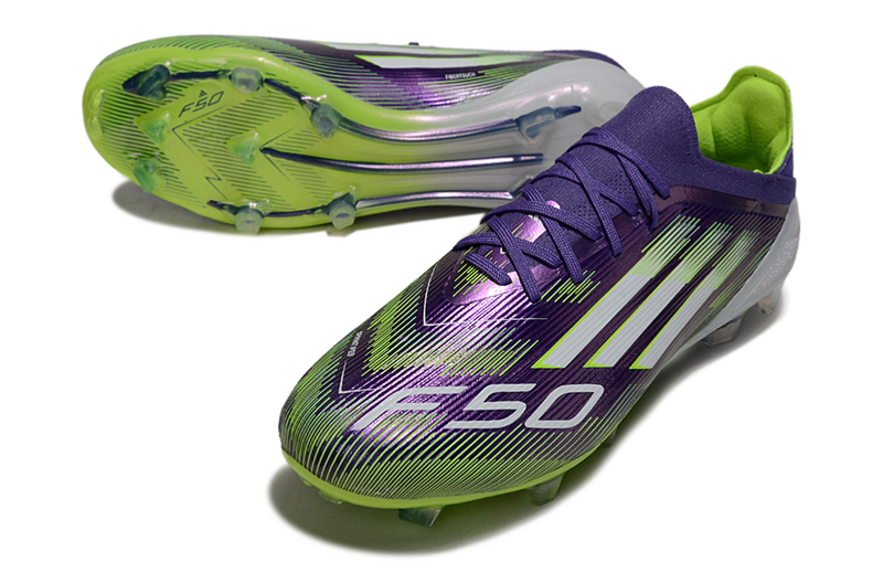 ADIDAS F50.1 ELITE CAMPO - ROXA E VERDE