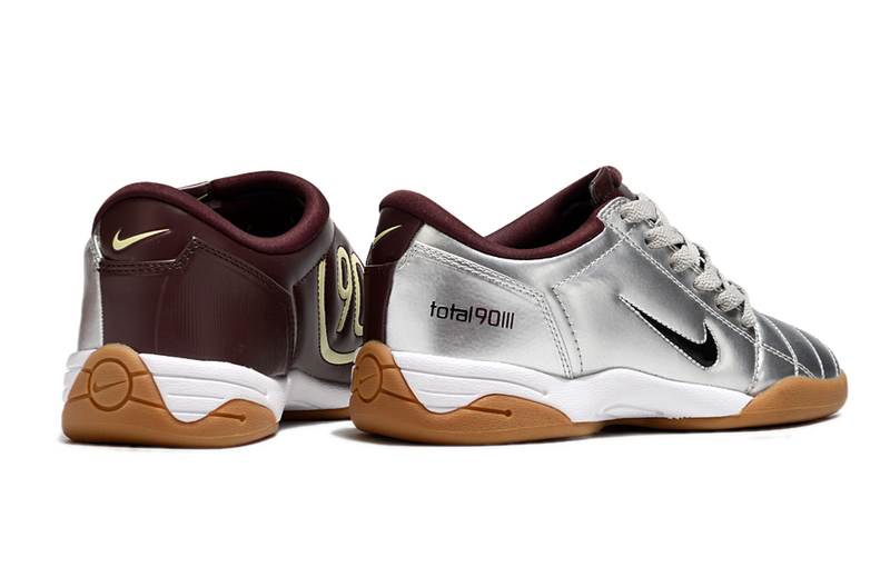 CHUTEIRA NIKE TOTAL 90 III FUTSAL - CINZA E VINHO
