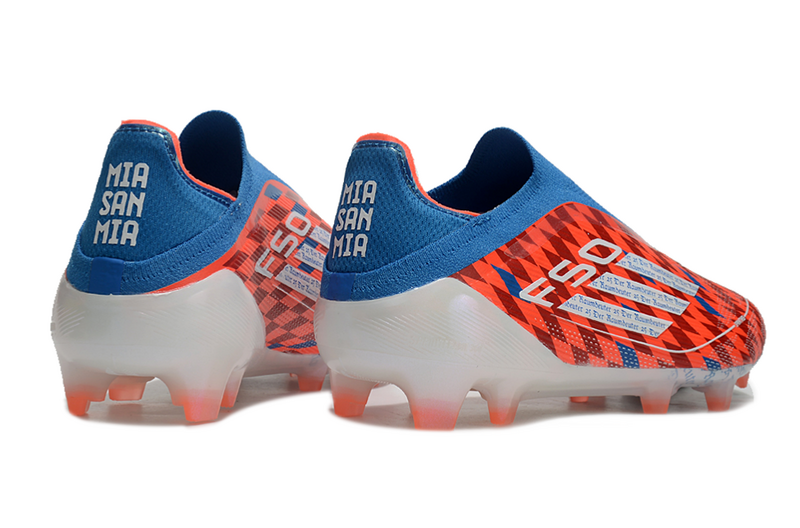 ADIDAS F50 LACELASS ELITE CAMPO - VERMELHA E AZUL
