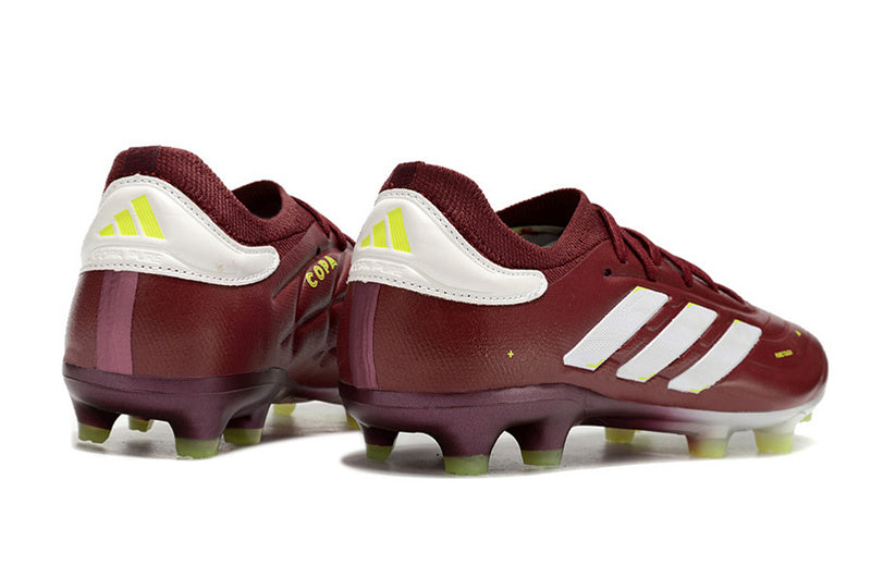 CHUTEIRA ADIDAS COPA PURE II CAMPO "ENERGY CITRUS" VINHO E BRANCA