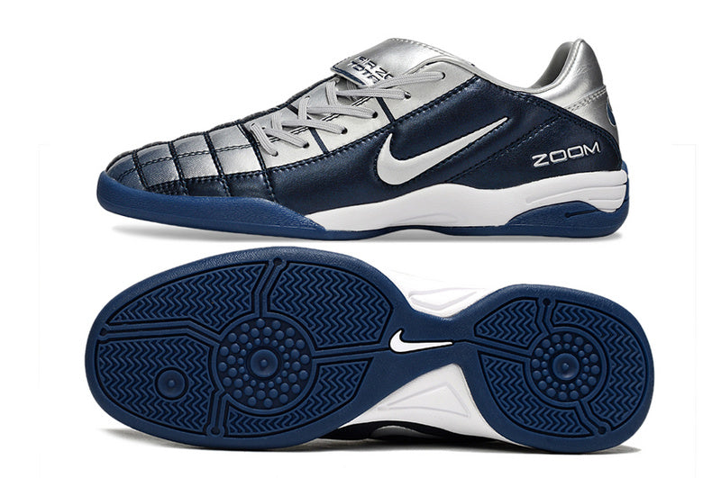 CHUTEIRA NIKE AIR ZOOM TOTAL 90 III FUTSAL - AZUL E CINZA