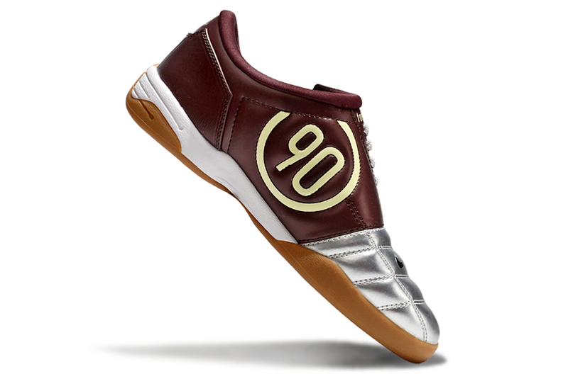 CHUTEIRA NIKE TOTAL 90 III FUTSAL - CINZA E VINHO