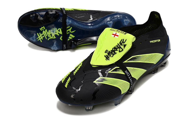 ADIDAS PREDATOR 24 FT ELITE CAMPO "EDITION MERKY" - PRETA E VERDE