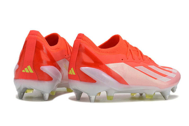 ADIDAS X CRAZYFAST.1 TRAVA MISTA "ENERGY CITRUS" - LARANJA E BRANCA
