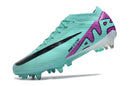 CHUTEIRA NIKE AIR ZOOM MERCURIAL VAPOR 15 ELITE TRAVA MISTA FIXA "READY" - CIANO E ROXA
