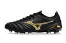CHUTEIRA MIZUNO MORELIA NEO IV JAPAN CAMPO "AURUM" - PRETA E DOURADA