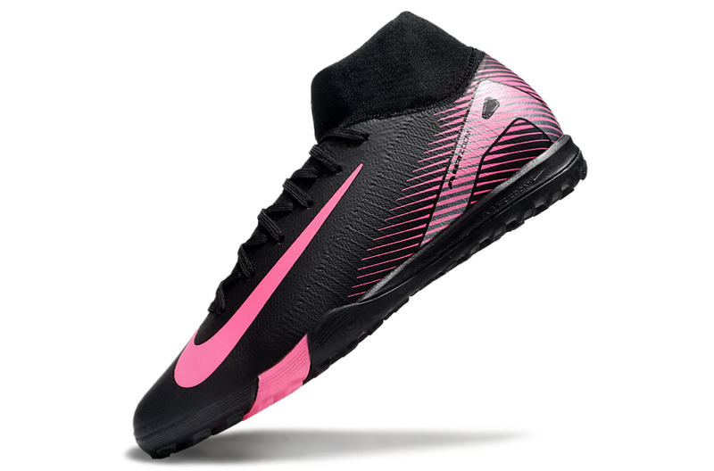 CHUTEIRA NIKE MERCURIAL AIR ZOOM SUPERFLY 10 ELITE SOCIETY - PRETA E ROSA